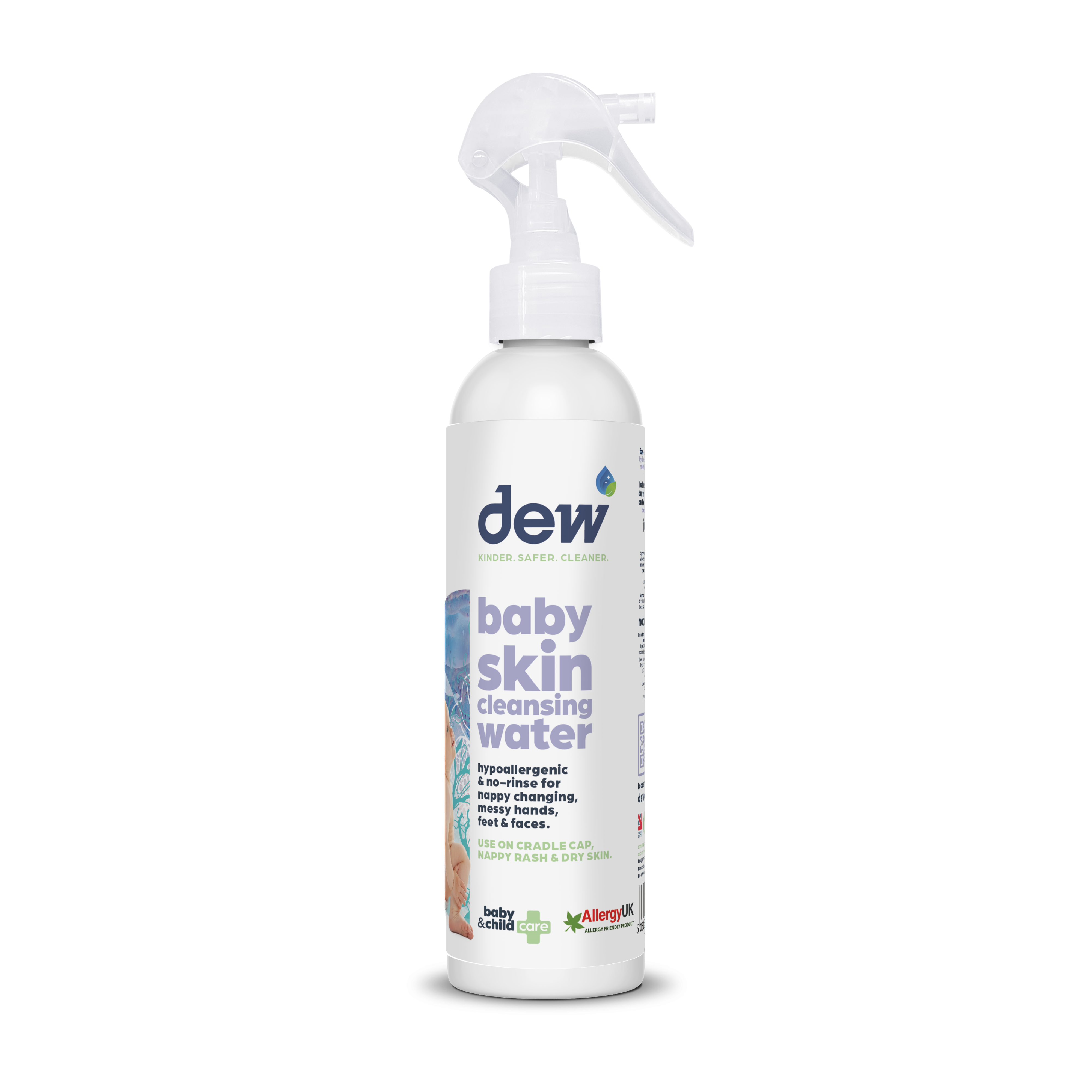 DEW vauvan ihonpuhdistusvesi - 500 ml