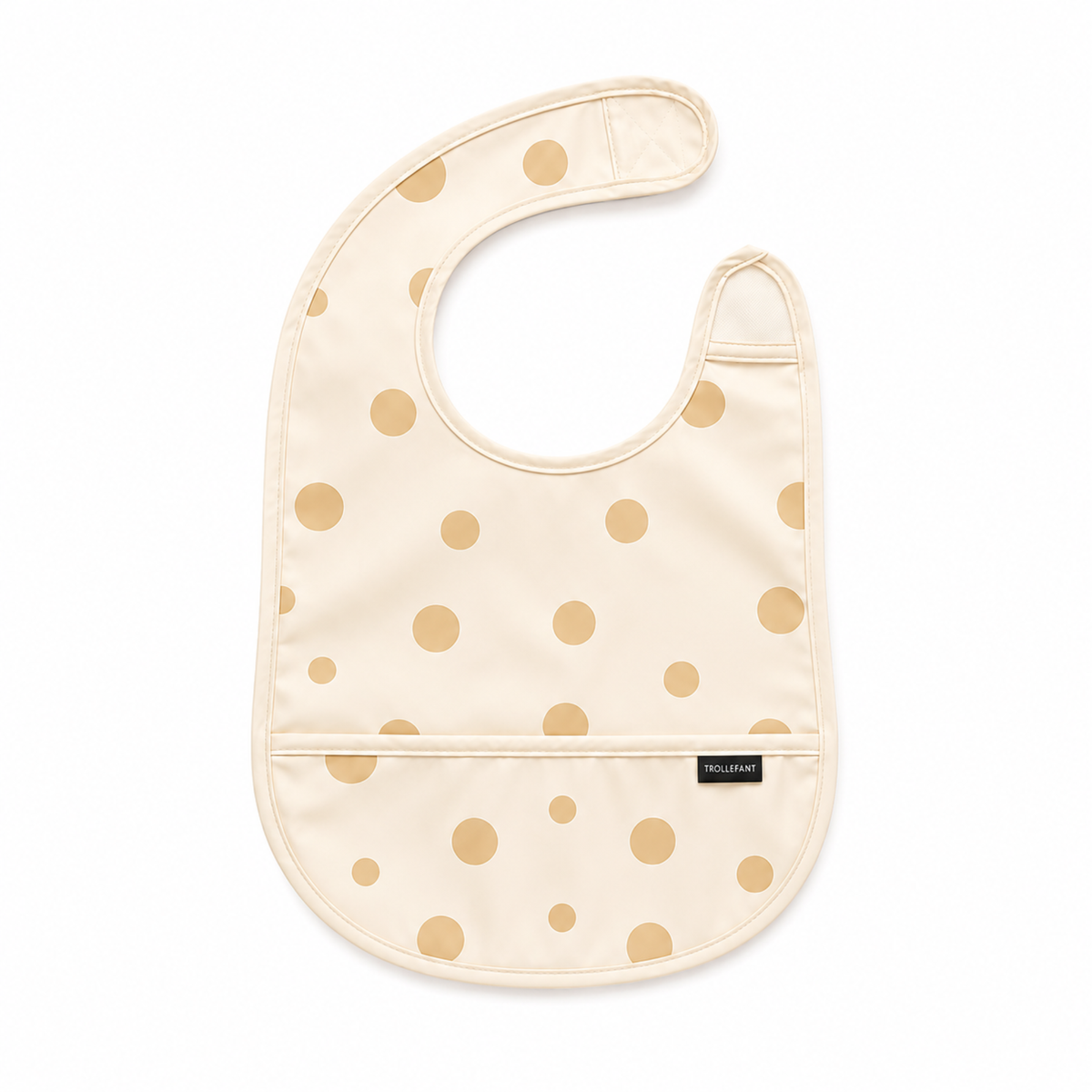 Trollefant-ruokalaput – 2 kpl, beige