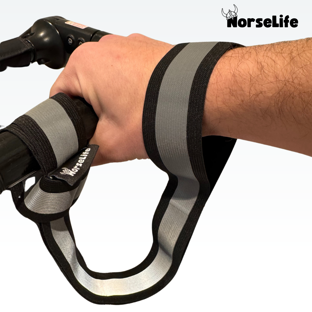 Norselife-rannehihna heijastimella