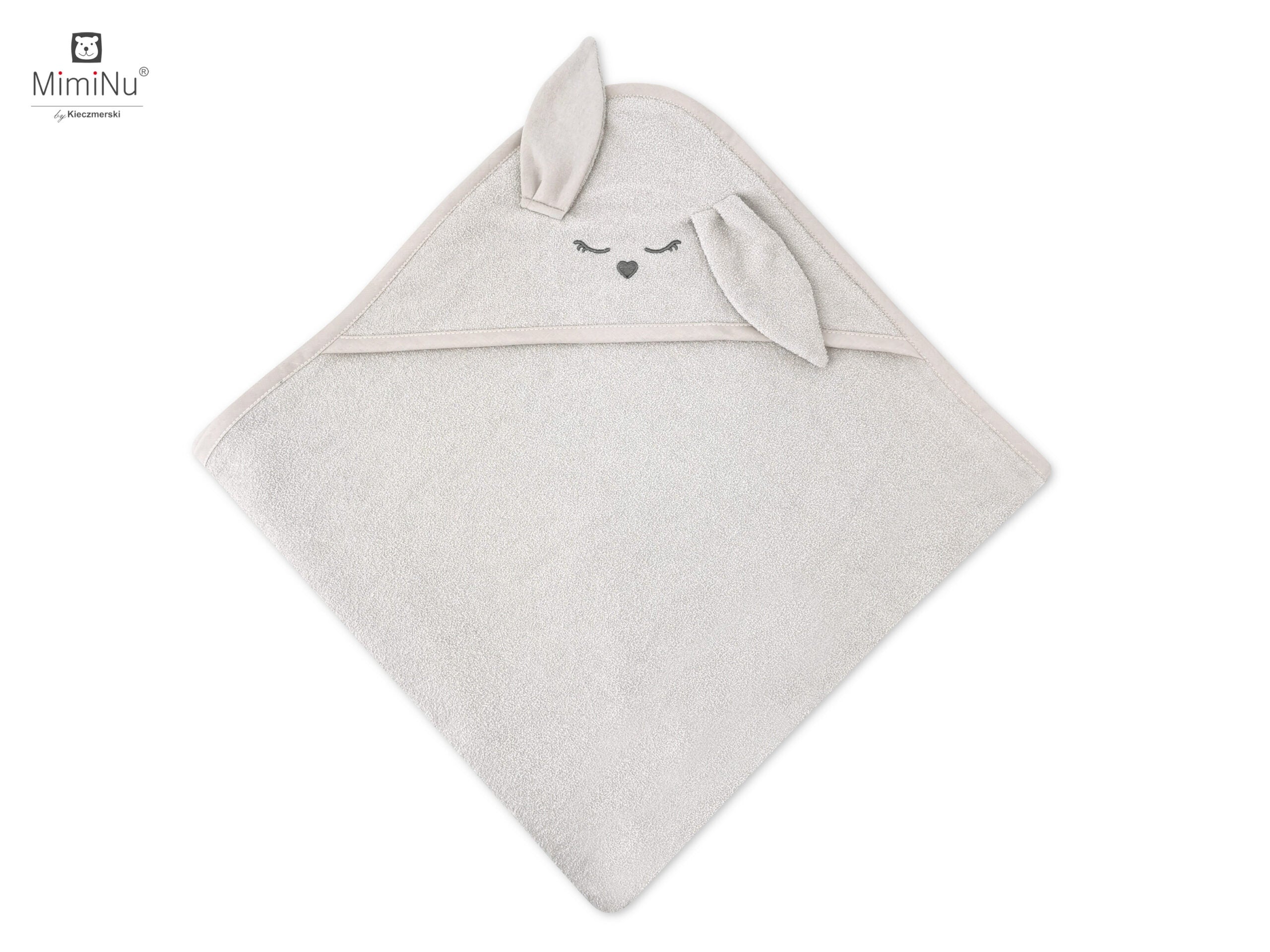 MimiNu-kylpypyyhe hupulla – pupu, beige