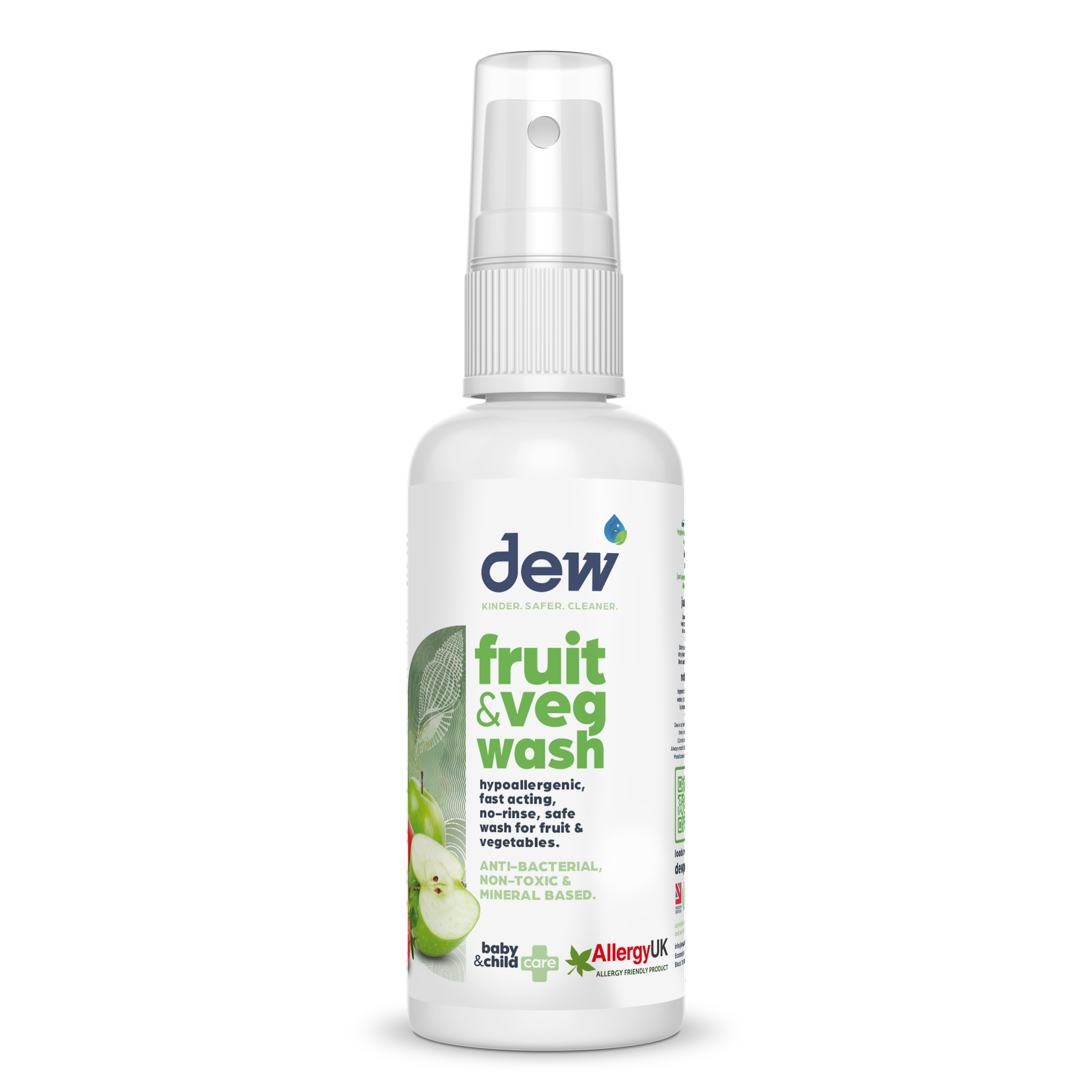 DEW Hedelmien ja vihannesten puhdistusaine – 65 ml