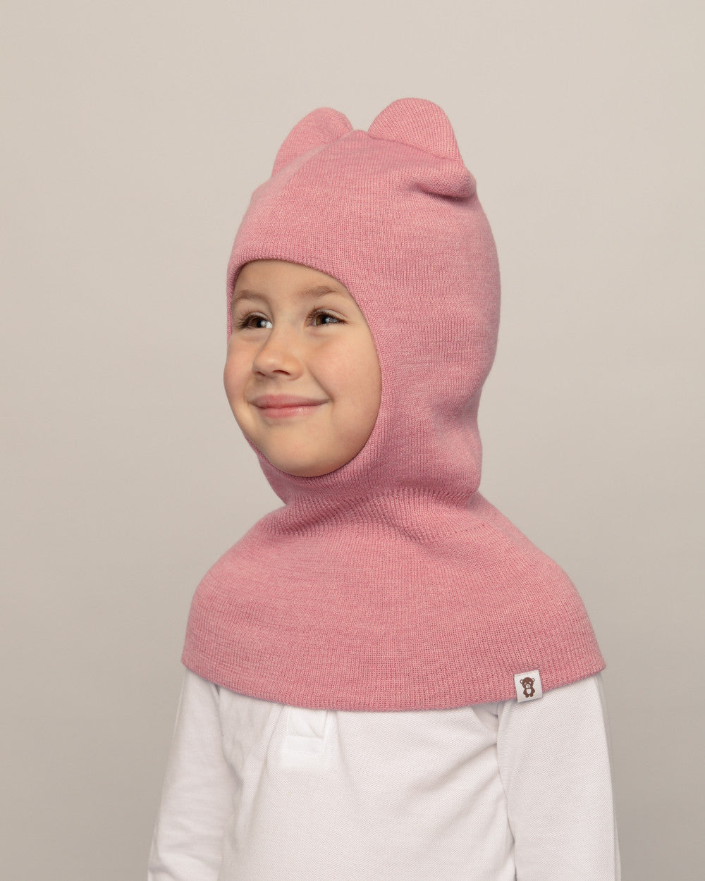 Merinovillainen pipo, pinkki