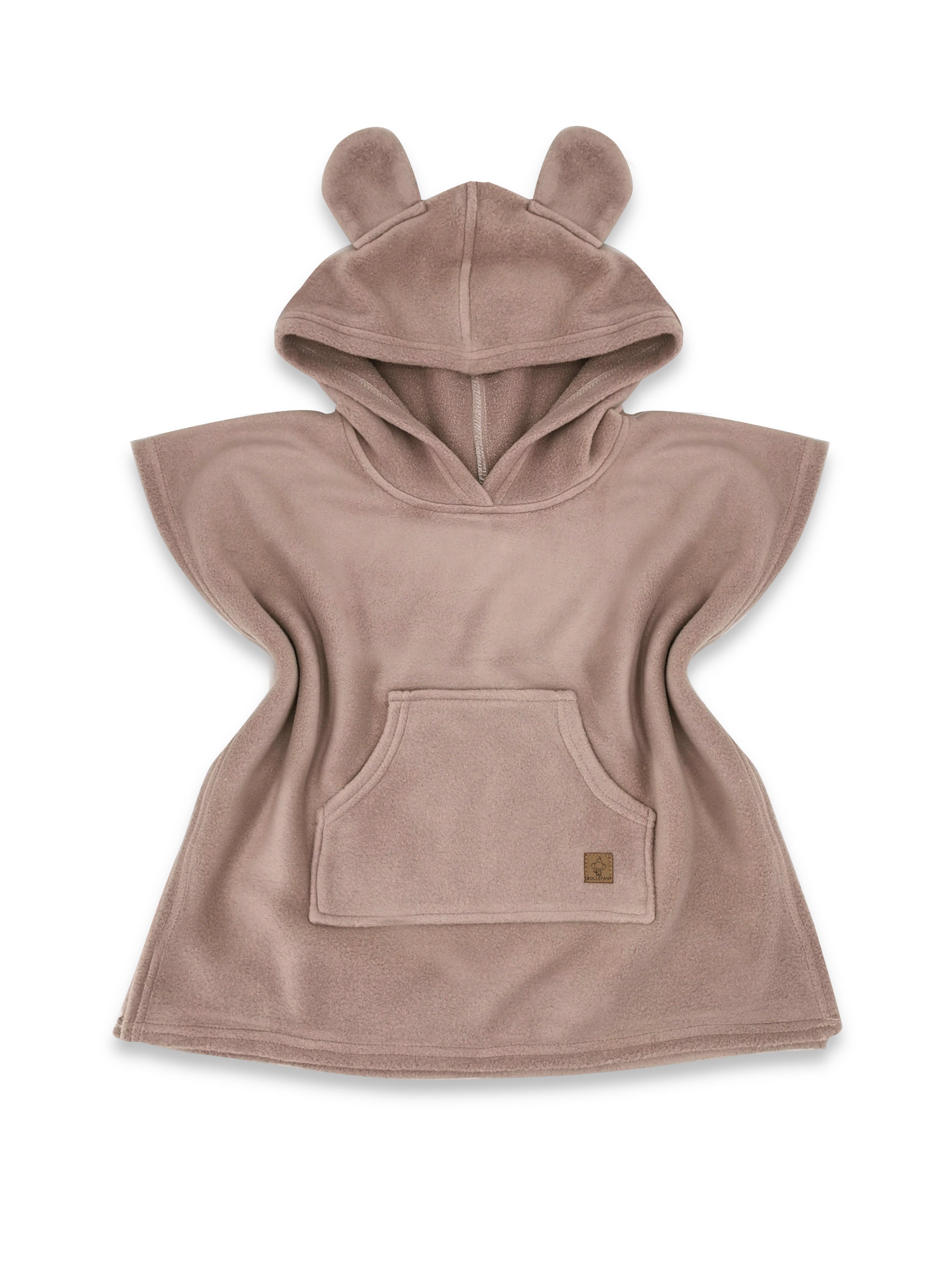 Trollefant Luksus kylpyponcho – bambu, mokka