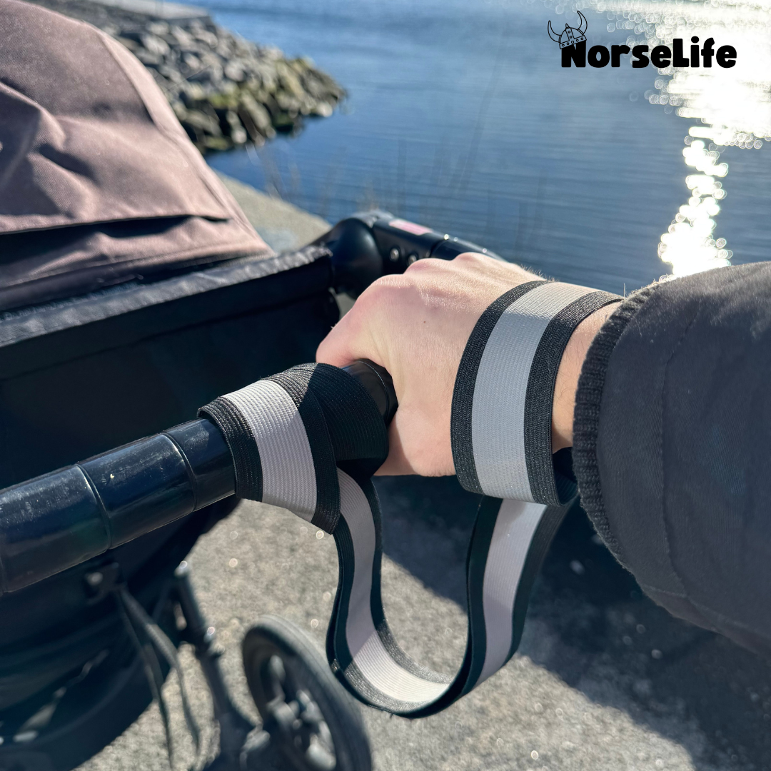 Norselife-rannehihna heijastimella