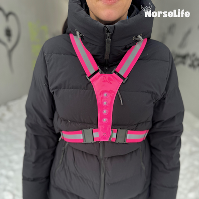Norselife-heijastinliivi LED-valolla - valitse väri