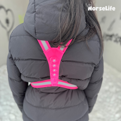 Norselife-heijastinliivi LED-valolla - valitse väri