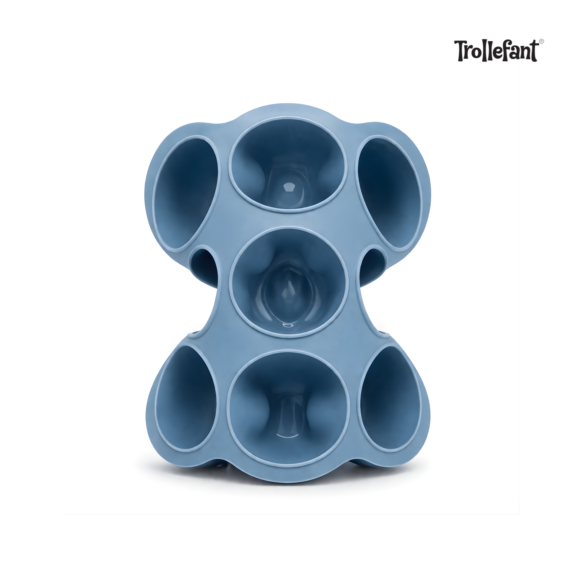 Trollefant pakastusmuotti kannella – 9 x 60 ml (Sininen)