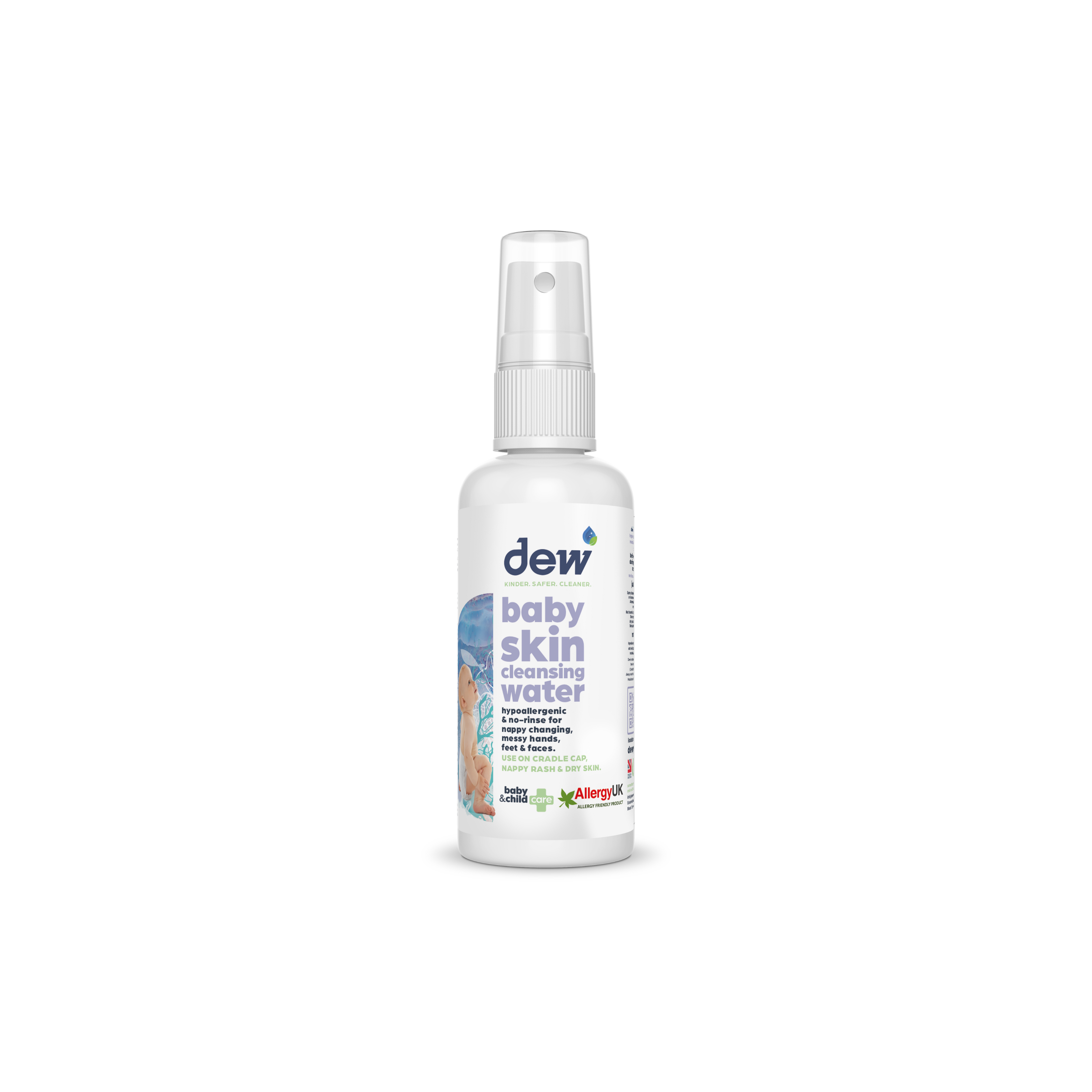 DEW vauvan ihonpuhdistusvesi - 65 ml