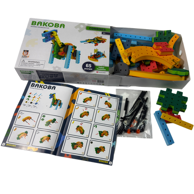 BAKOBA Combiner - pehmeän vaahtomuovin rakennussarja (65 osaa)