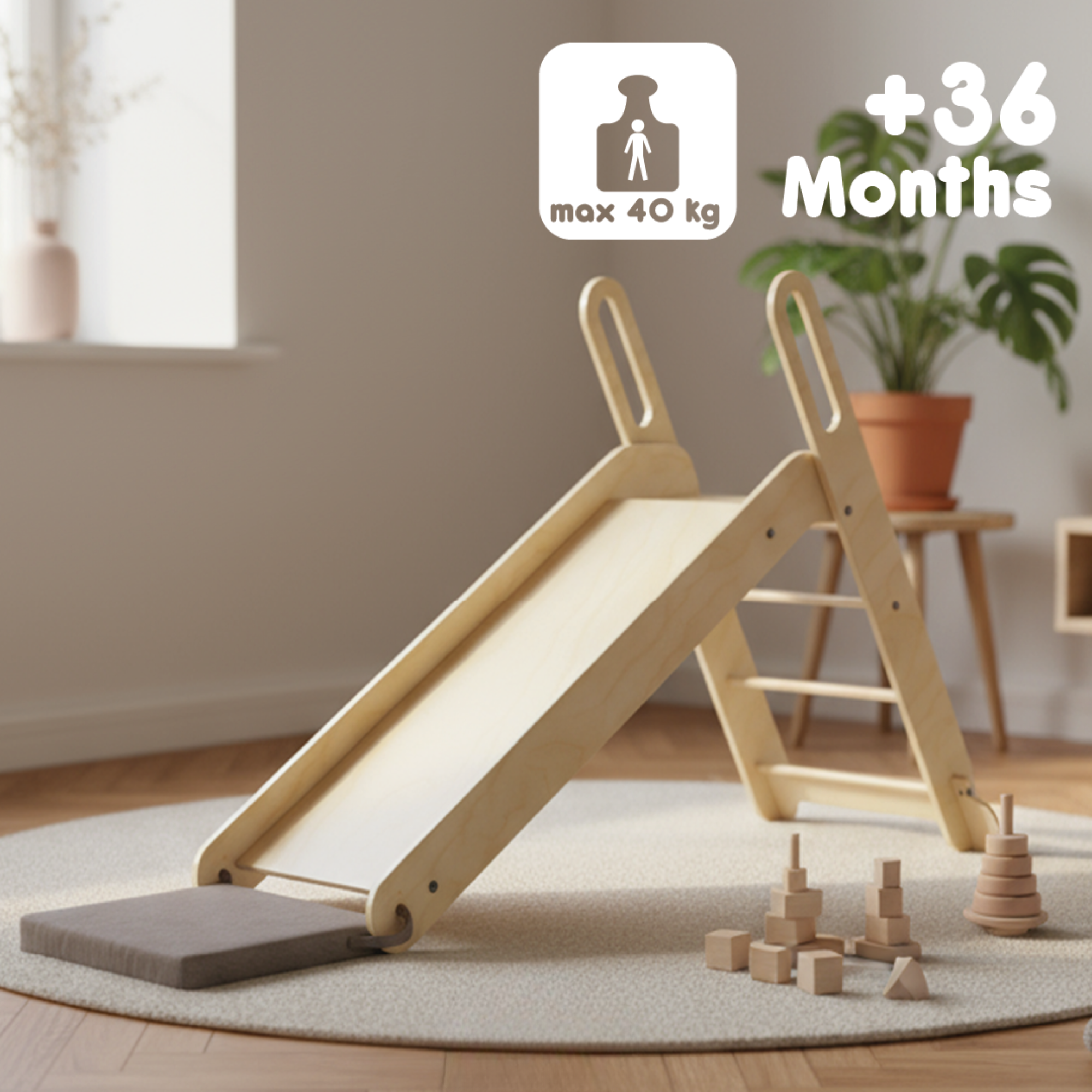 SlideMe v2 – tyylikäs, kokoontaitettava ja hauska liukumäki