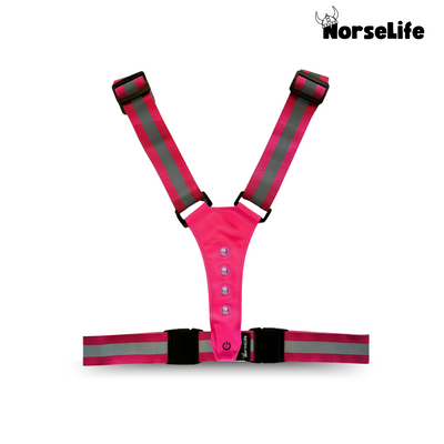 Norselife-heijastinliivi LED-valolla - valitse väri