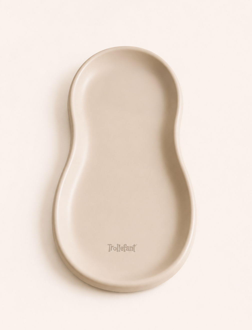 Trollefant-hoitoalusta, beige