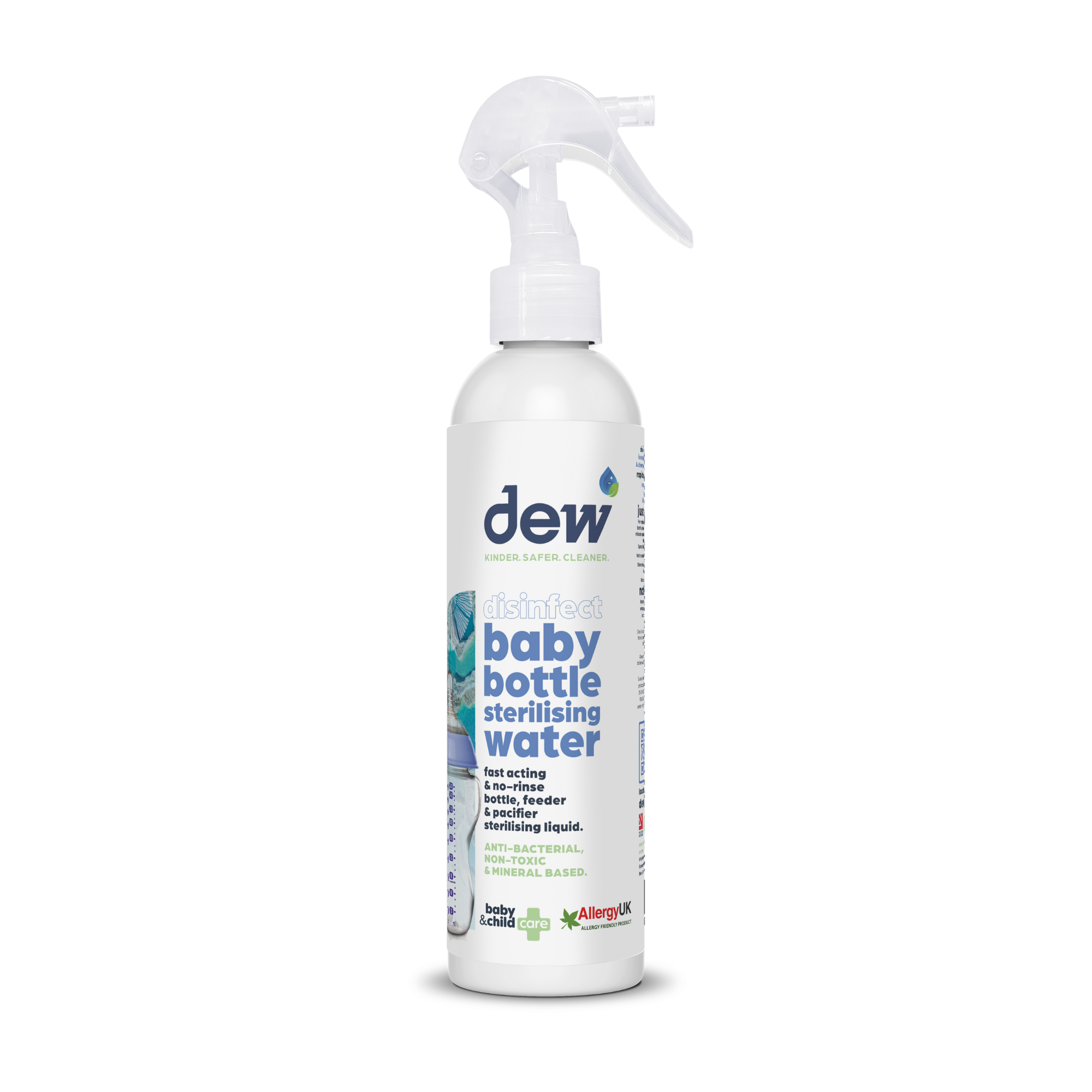 DEW Sterilisointivesi tuttipulloille ja tuteille – 250 ml