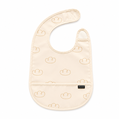 Trollefant-ruokalaput – 2 kpl, beige