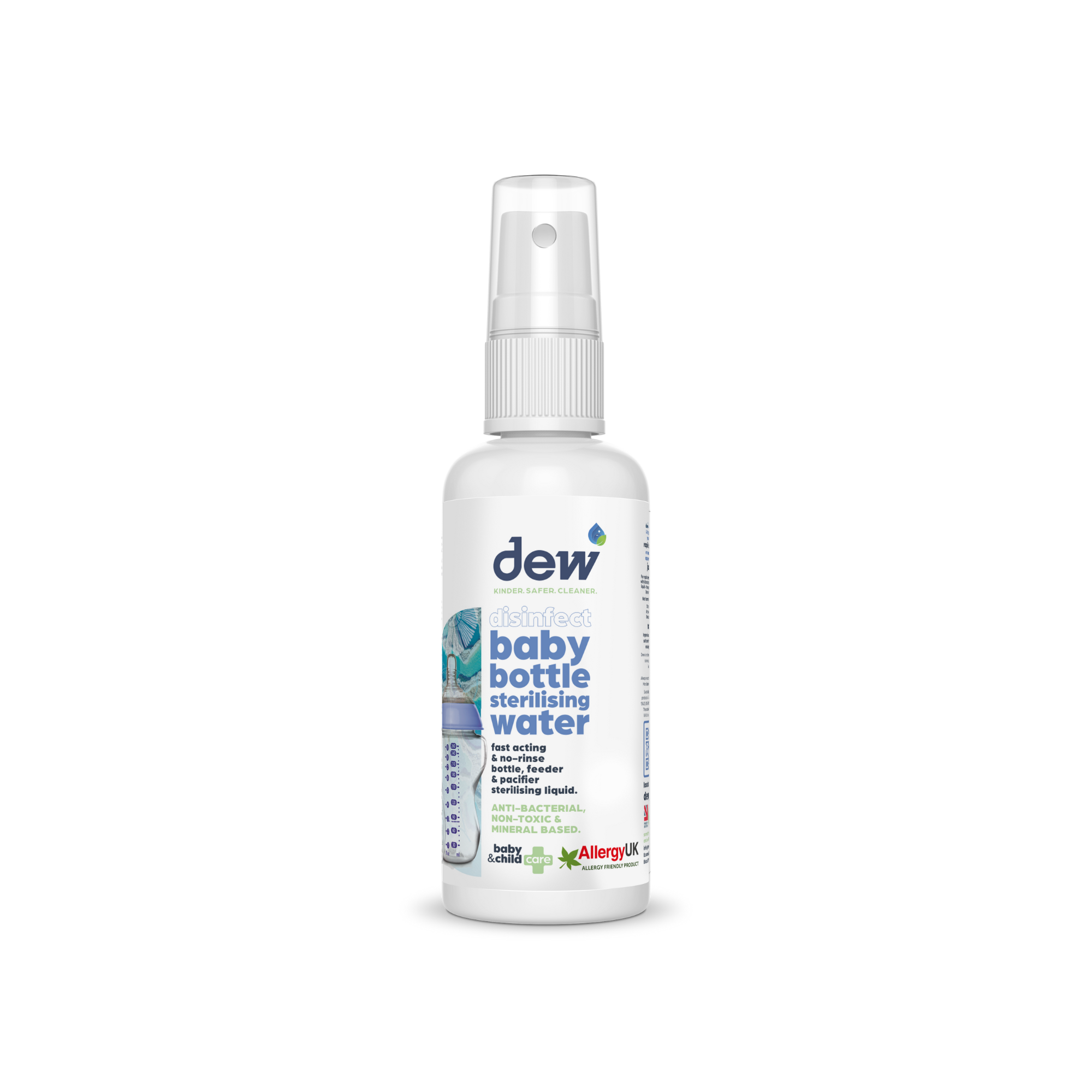 DEW Sterilisointivesi tuttipulloille ja tuteille – 65 ml