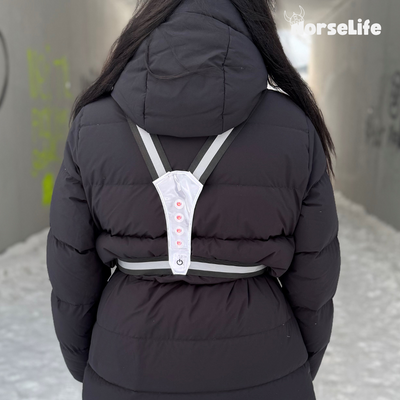 Norselife-heijastinliivi LED-valolla - valitse väri