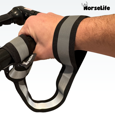 Norselife-rannehihna heijastimella