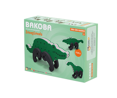 BAKOBA Dra-Cro-Saurus – pehmeä vaahtomuovirakennussarja