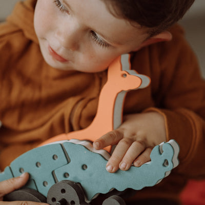 BAKOBA Dra-Cro-Saurus – pehmeä vaahtomuovirakennussarja