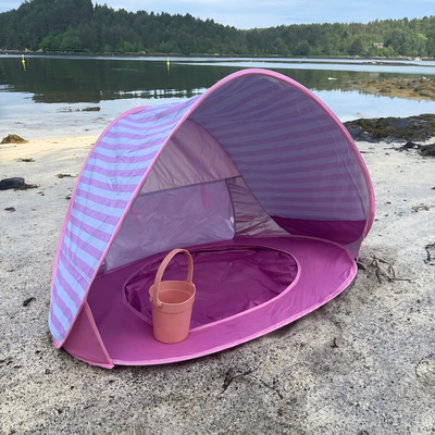 2-in-1 aurinkoteltta ja lastenallas